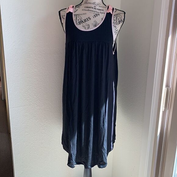 🆕 Kate spade modal jersey chemise black M - Picture 4 of 9